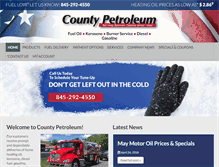 Tablet Screenshot of countypetroleum.com